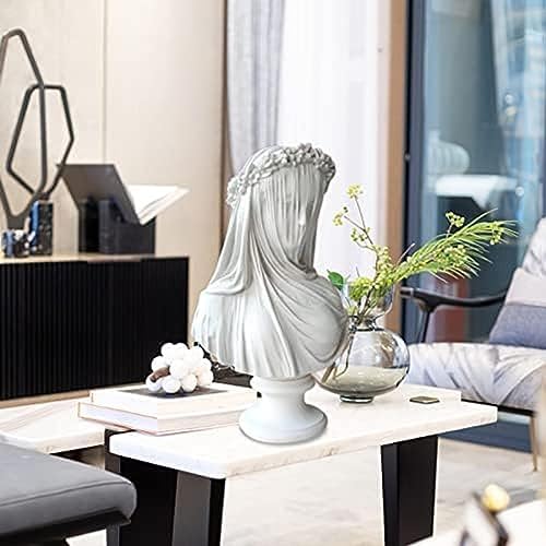 Veiled Lady Bust 98 Inch Gothic Statue Decor