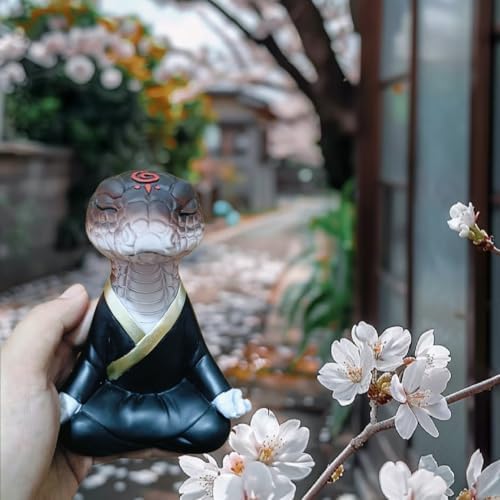 Zen Buddha Snake Statue for Meditation Room