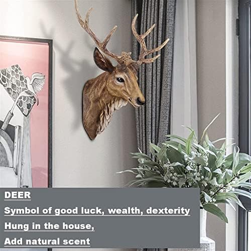 Lucky Retro Deer Head Wall Sculpture