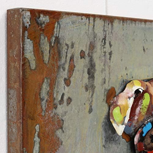 Empire Art Direct Dog on Skateboard Wall Sculpture