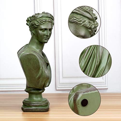 12 Inch Roman Goddess Wisdom Bust Statue Resin Replica