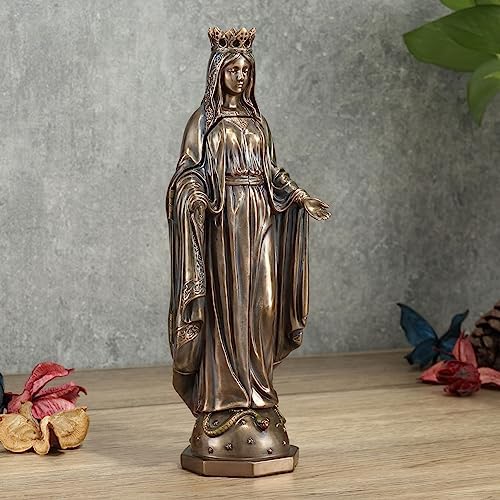 Veronese Design 8 18 Inch Lady of Grace Cold Cast Bronze Statue