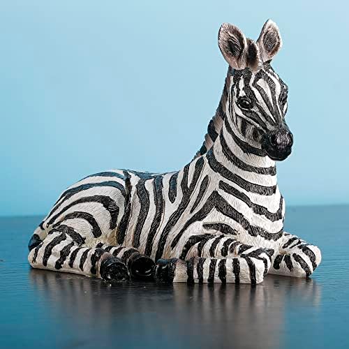 Zebra Table Sculpture - Resin Zebra Figurine - 59inch x 354inch