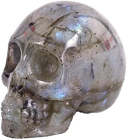 2 Inch Natural Healing Quartz Crystal Skull Statue