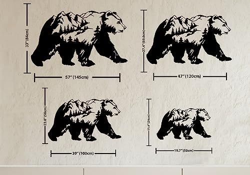 Bear Metal Wall Decor - 197 x 114 Inch
