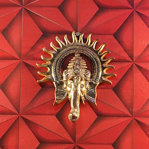 MangalFashions Metal Ganesha Statue Wall Decor