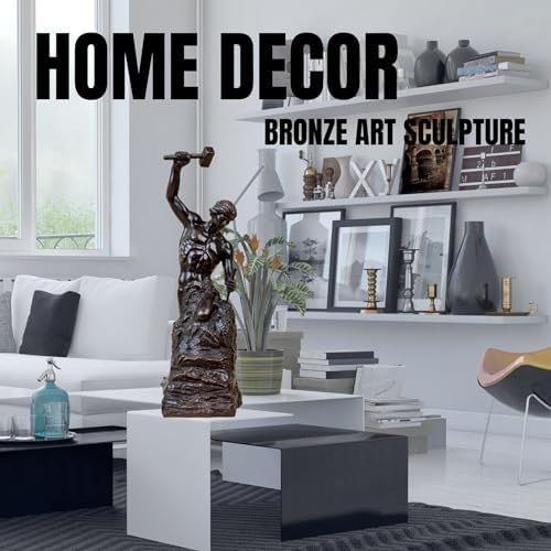Bronze Self Made Man Sculpture - 185 Height Decor Statue