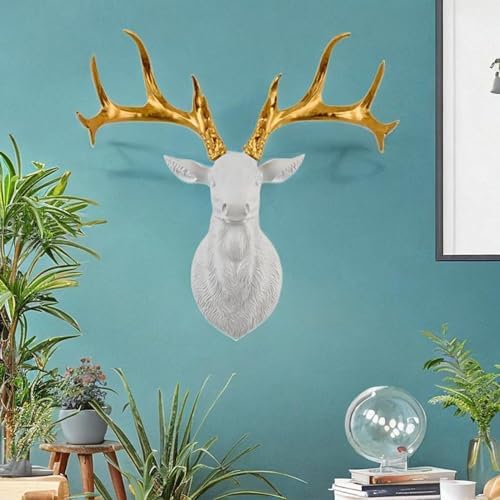 Kuntesetty Majestic Deer Head Wall Sculpture - Decor Accent