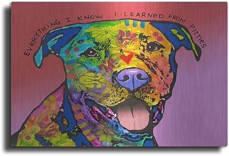 Everything I Know Metal Wall Art by Dean Russo