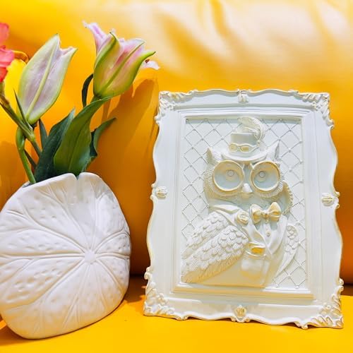 SIETIOJI 3D Eagle Relief Statue Wall Decor Resin Art
