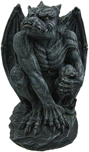 Poised Protector Winged Gargoyle Statue