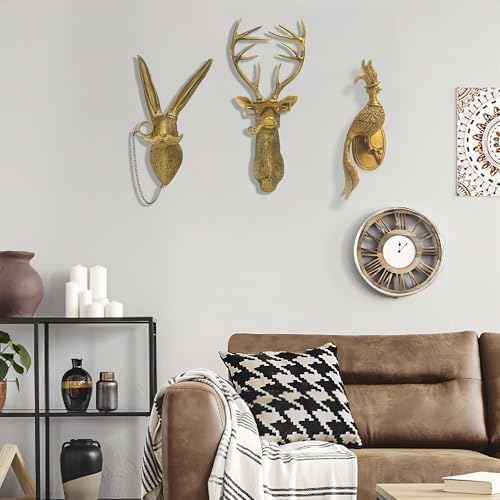 Yo Vryncal Deer Head Wall Mount Decor