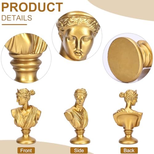 LCCCK 6 Inch Gold Aphrodite Bust Statue
