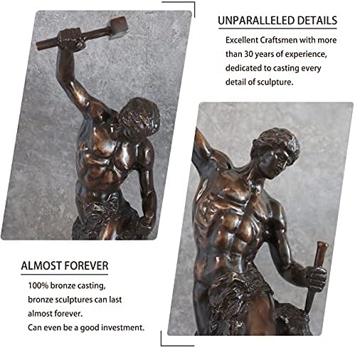 Bronze Self Made Man Sculpture - 185 Height Decor Statue