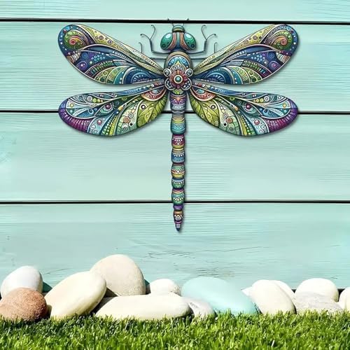 Semeid 1574 Inch Colorful Dragonfly Wall Art