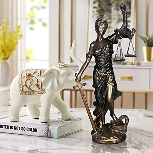 123 Inch Lady Justice Statue Sculpture Decor