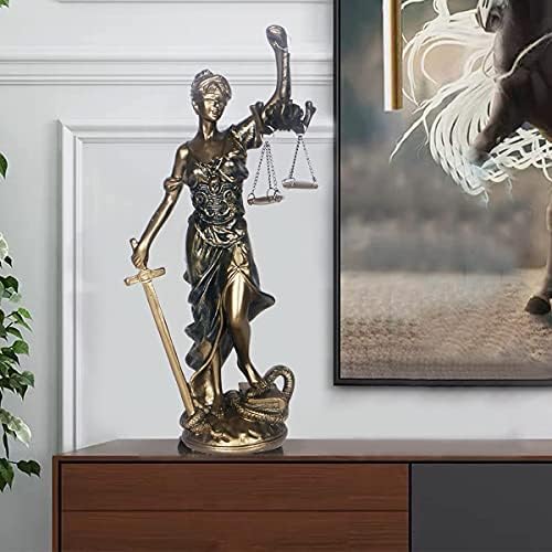 123 Inch Lady Justice Statue Sculpture Decor