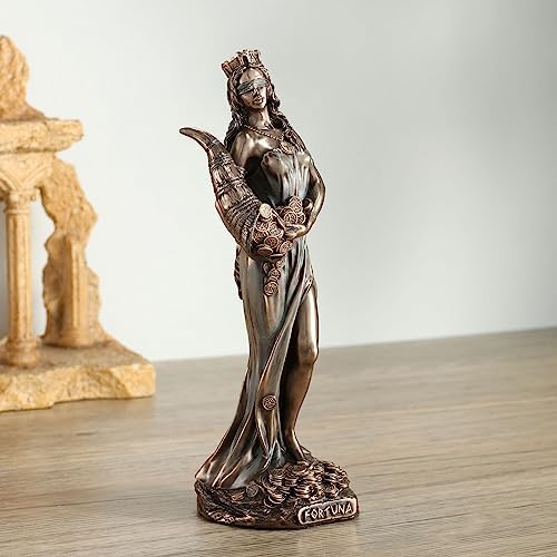 Veronese Design 6 18 Inch Fortuna Bronze Sculpture