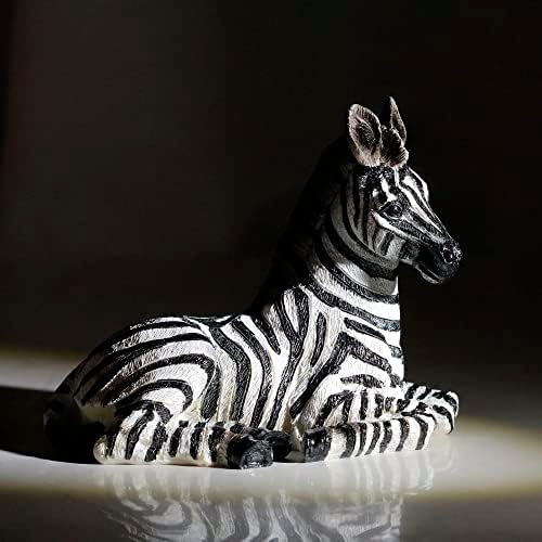 Zebra Table Sculpture - Resin Zebra Figurine - 59inch x 354inch
