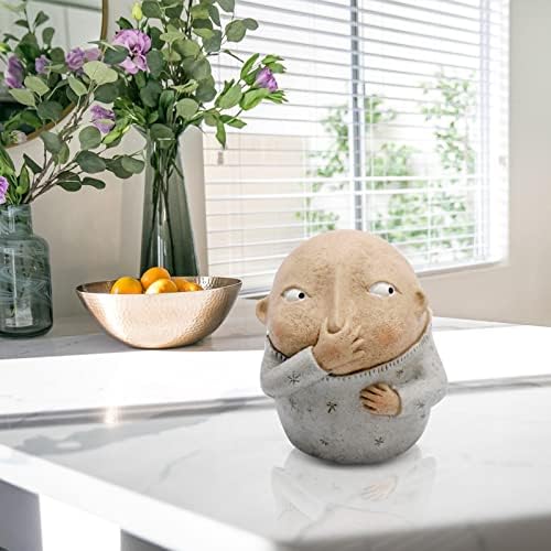 Funny Boy Nose Plugging Resin Sculpture 63 Inch