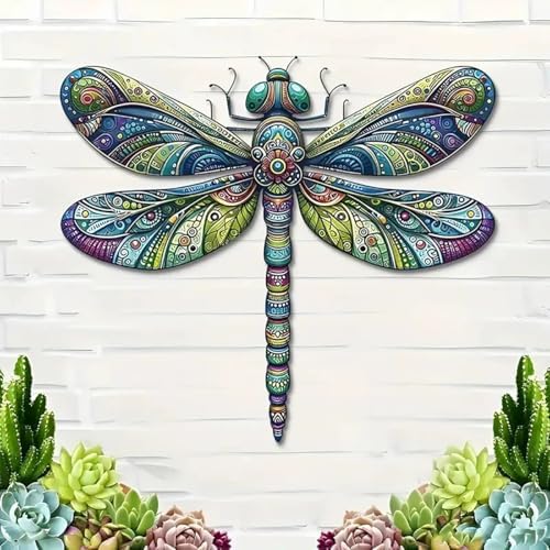 Semeid 1574 Inch Colorful Dragonfly Wall Art