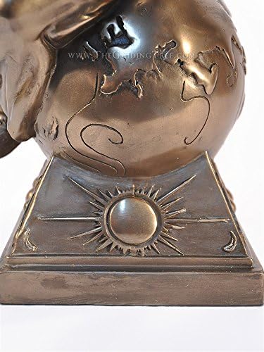 Baphomet Horned Goat God Statue 15 Inch Cold Cast Bronze