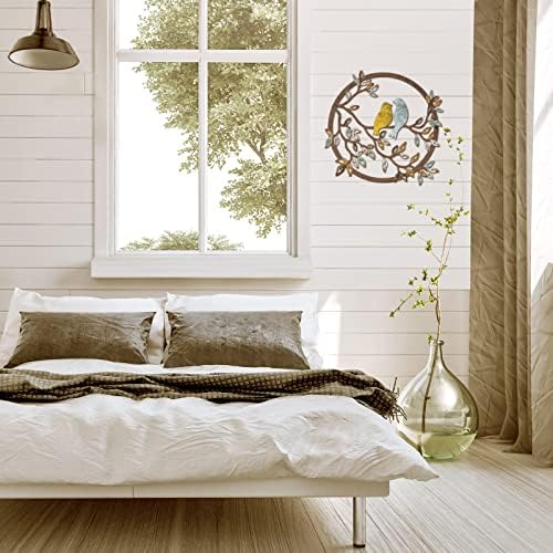 Ferraycle Trendy Metal Wall Art Bird Decor