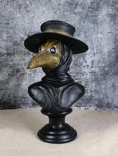 Ebros Gift Bubonic Plague Doctor Bust Sculpture