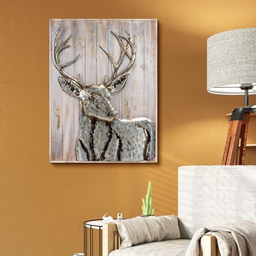 Empire Art Direct 3D Metal Deer Wall Sculpture
