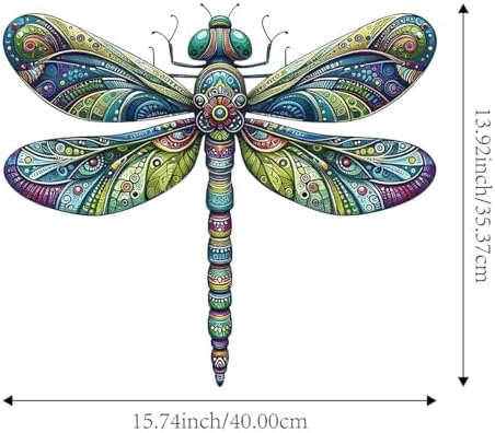 Semeid 1574 Inch Colorful Dragonfly Wall Art