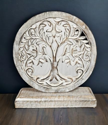 Wooden Carved Handmade Table Decor Statue