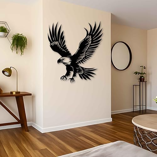 KAWA METALWORKS Metal Eagle Wall Art Decor