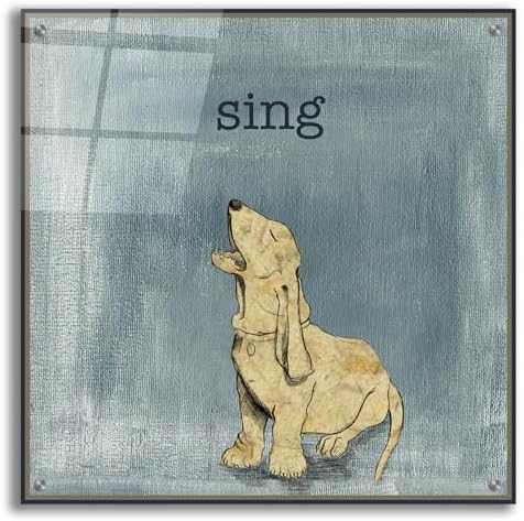 Epic Art Sing Acrylic Glass Wall Art 24x24