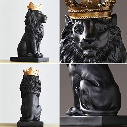 HW 15 Inch Lion King Statue Home Decor