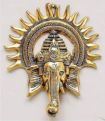 MangalFashions Metal Ganesha Statue Wall Decor