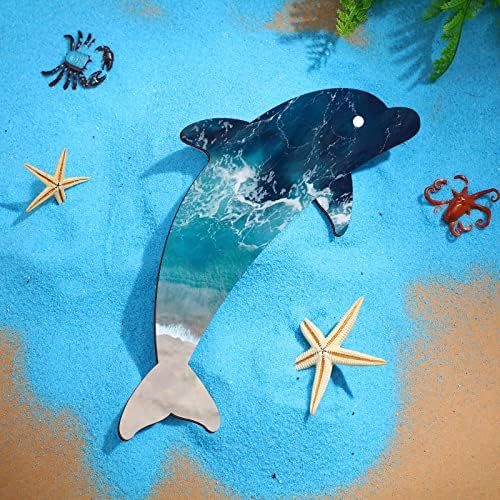 Bucherry 3 Piece Wood Dolphin Wall Decor