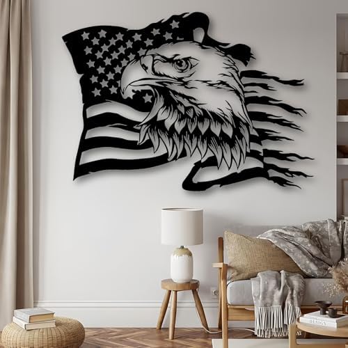American Eagle Metal Wall Art 39x28