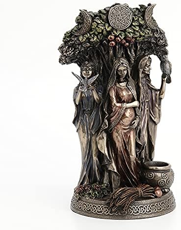Veronese Design Danu Triple Goddess Bronze Statue