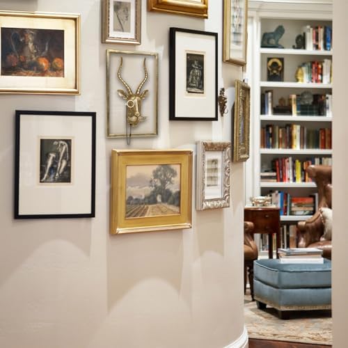 Animal Heads Wall Decor with Metal Frame