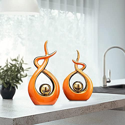 Norrclp Modern Abstract Art Ceramic Statue Table Decoration