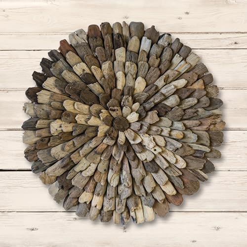 Creative Co-Op Round Driftwood Wall Decor 1