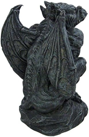 Poised Protector Winged Gargoyle Statue