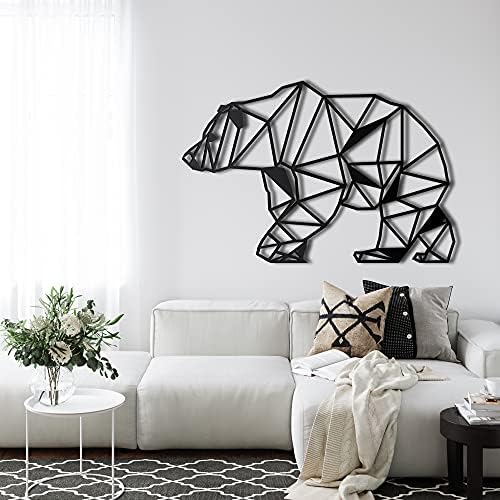 DEKADRON Bear Wall Art 18 In x 9 In