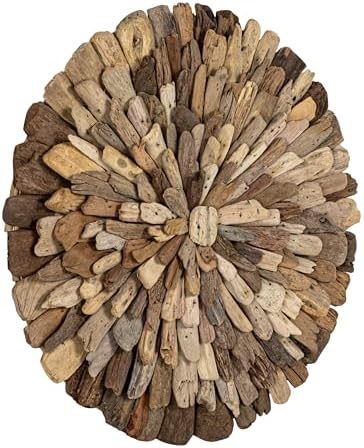 Creative Co-Op Round Driftwood Wall Decor 1