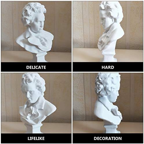 Beethoven Statuette Bust Statue 1 Pc Resin Sculpture