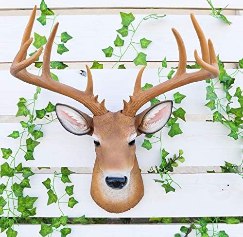 Ebros 12 Point Buck Wall Decor Trophy Sculpture