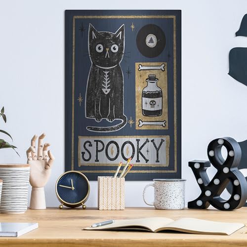 Frightfully Wicked 3 Dark Metal Wall Art 12x16