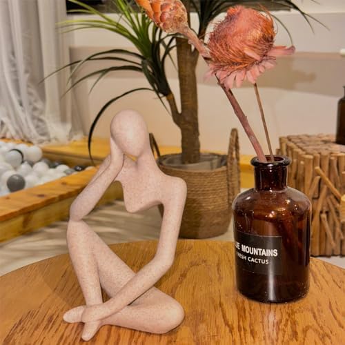 Sandstone Thinker Statue Home Decor Sculpture