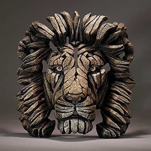 Enesco Edge Sculpture Gold Lion Figurine 1693 Inch