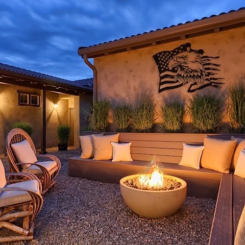 Metal Bald Eagle Wall Art - 169 x 236 Decor